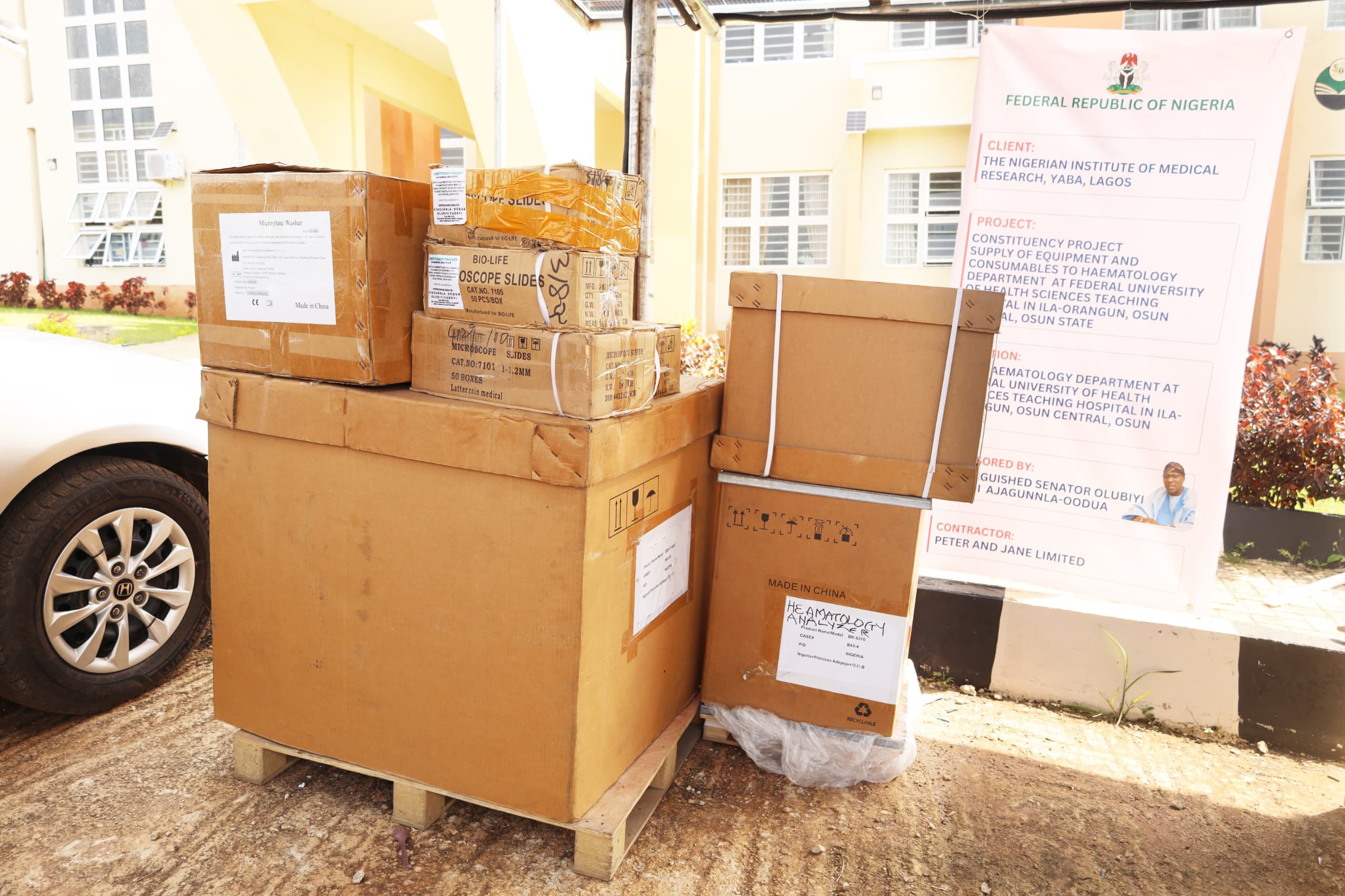 Senator Fadeyi donation