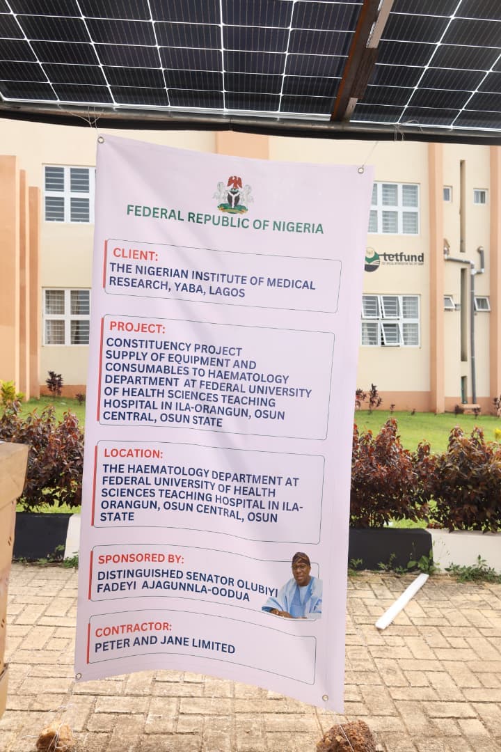 Senator Fadeyi donation